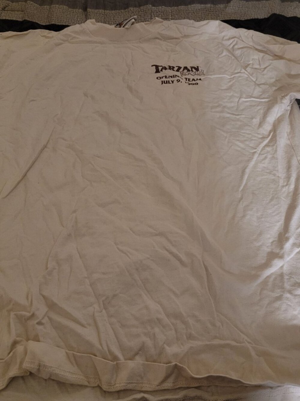 Tarzan Rocks! Opening Team T-Shirt July 9, 1999 – Cast Member Exclusive Vintage - Picture 2 of 9